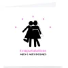 Best Personalised Wedding Card - Congratulations Mrs & Mrs Premium Square|Wedding