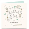 Card Factory Personalised Wedding Card - Wedded Bliss