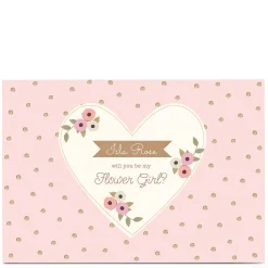 Discount Personalised Wedding Card - Be My Flower Girl Invitations|Wedding Party