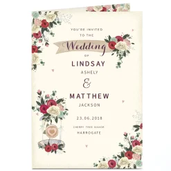 Personalised Wedding Invitation - Roses Invitations|Wedding Party