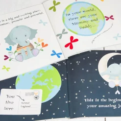 Card Factory Personalised Welcome To The World Book