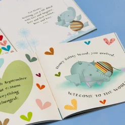 Card Factory Personalised Welcome To The World Book