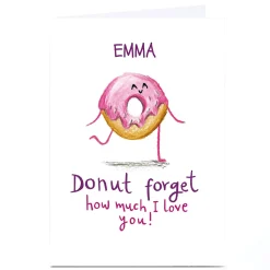 Outlet Personalised Whale & Bird Card - Donut Forget Any Occasion|Funny