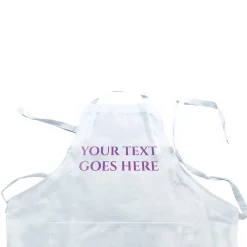 Card Factory Personalised White Apron - Any Message