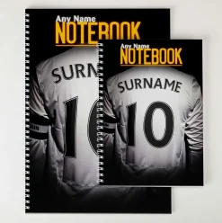 Hot Personalised White Football Shirt Notebook Personalised Notebooks And Stationery|Notebooks & Stationery