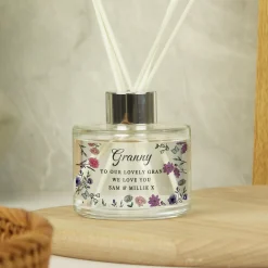 Personalised Wild Flowers Reed Diffuser Scented Candles|Birthday Gifts