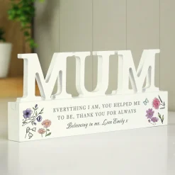 Best Personalised Wild Flowers Mum Ornament Personalised Canvas & Wall Art|Photo Prints & Wall Art