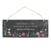 Card Factory Personalised Wild Flowers Slate Garden Sign
