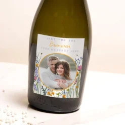 Clearance Personalised Wild Meadow Prosecco Photo Gifts|Anniversary Gifts