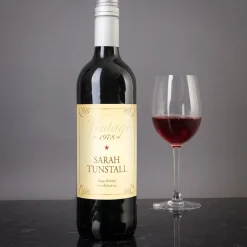 Card Factory Personalised Wine - Vintage Label