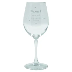 Discount Personalised Wine Glass - True Love Personalised Glasses|Glassware