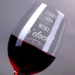 Outlet Personalised Wine O'Clock Wine Glass 90Th Birthday|80Th Birthday