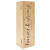 Card Factory Personalised Wooden Alcohol Box - Forever & Always