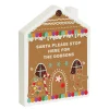 Kids Card Factory Personalised Wooden Gingerbread House Christmas Ornament
