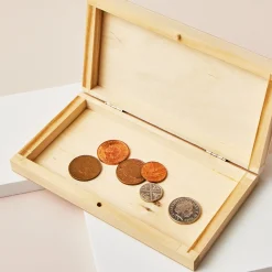 Card Factory Personalised Wooden Happy Birthday Ticket or Money Holder