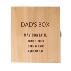 Card Factory Personalised Wooden Keepsake Box - Bits and Bobs