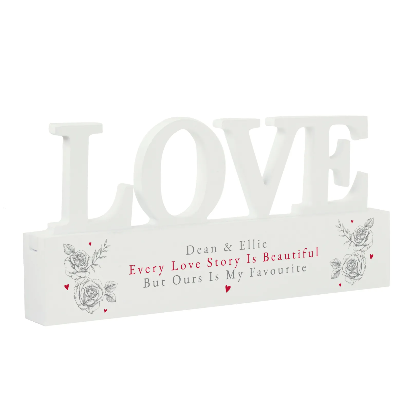 Card Factory Personalised Wooden Love Ornament