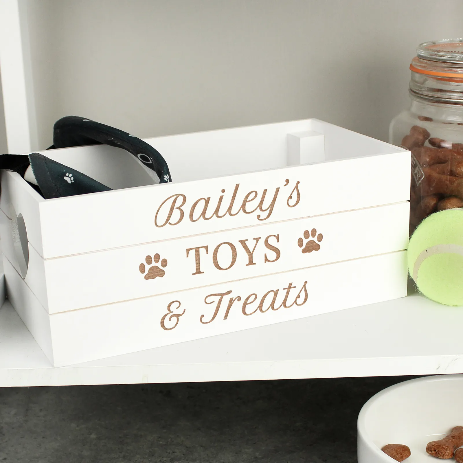 Best Personalised Wooden Pet Toys & Treats Crate Personalised Jewellery And Keepsakes|Jewellery & Keepsakes