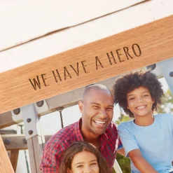 Outlet Personalised Wooden Photo Frame - A Hero Photo Frames|Gifts For Him