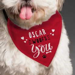 Card Factory Personalised Woofs You Dog Bandana