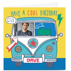 Kids Card Factory Photo Bev Hopwood Birthday Card - Camper Van