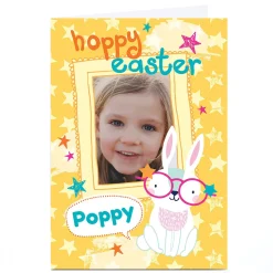 Card Factory Photo Bev Hopwood Easter Card - Bunny