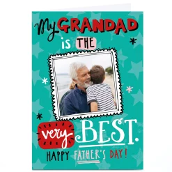 Discount Photo Bev Hopwood Father's Day Card - Grandad, The Very Best Father's Day|Photo