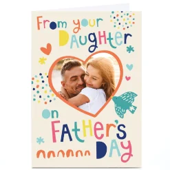 Card Factory Photo Bev Hopwood Father's Day Card - From Your Daughter