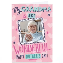New Photo Bev Hopwood Mother's Day Card - My Grandma For Grandma|Photo