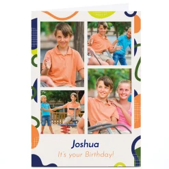 Kids Card Factory Photo Birthday Card - 4 Photos, It's Your Birthday