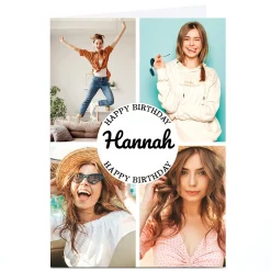 Photo Birthday Card - Any Name Happy Birthday | For Everyone|Photo