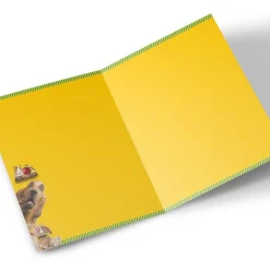 Kids Card Factory Photo Birthday Card - Brother Animals With Signs