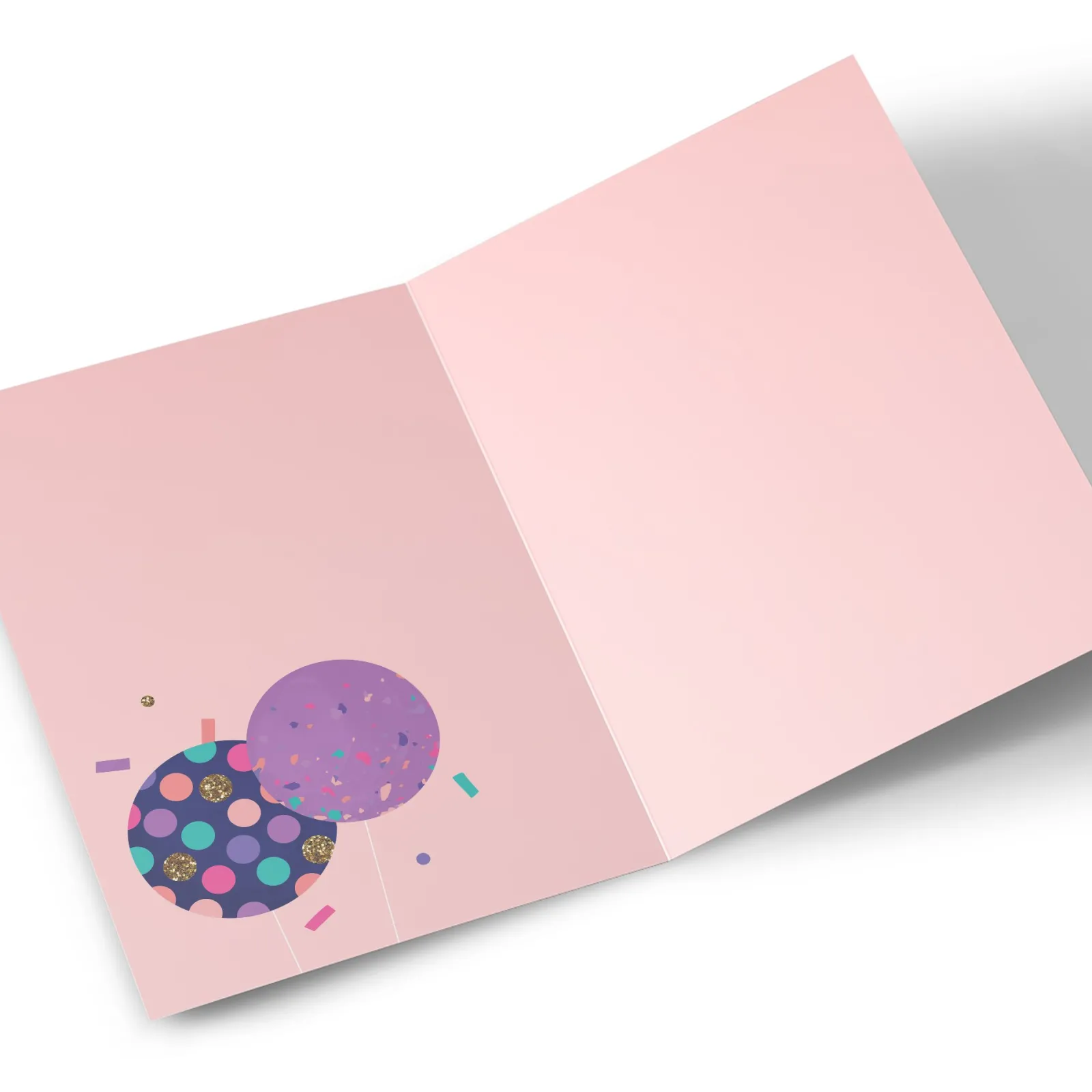 Card Factory Photo Birthday Card - Fab Cake & Confetti, Editable Age