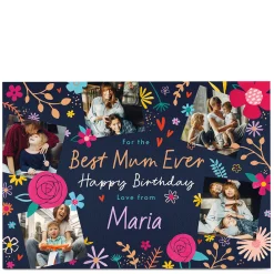 New Photo Birthday Card - For The Best Mum Ever For Mum|Mum