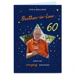 Hot Photo Birthday Card - For An Amazing Star, Editable Age For Son|For Brother