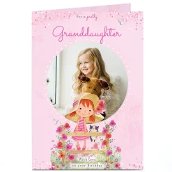 Outlet Photo Birthday Card - For a pretty... Any Relation Kids For Granddaughter|Granddaughter