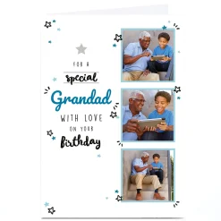 Discount Photo Birthday Card - Grandad With Love For Grandad|Photo