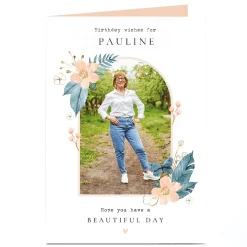 Hot Photo Birthday Card - Have a Beautiful Day For Sister|For Niece