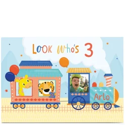Kids Card Factory Photo Birthday Card - Look Who's...