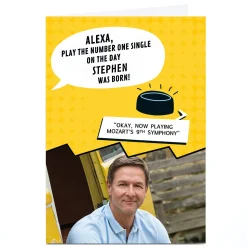 Discount Photo Birthday Card - Mozart's 9th Symphony BOY For Uncle|For Son