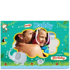 Hot Photo Birthday Card - Safari [Any Relation] For Dad|Dad