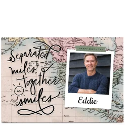 Card Factory Photo Birthday Card - Separated By Miles