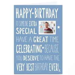 Best Photo Birthday Card - To Someone Extra Special For Friend|For Friend