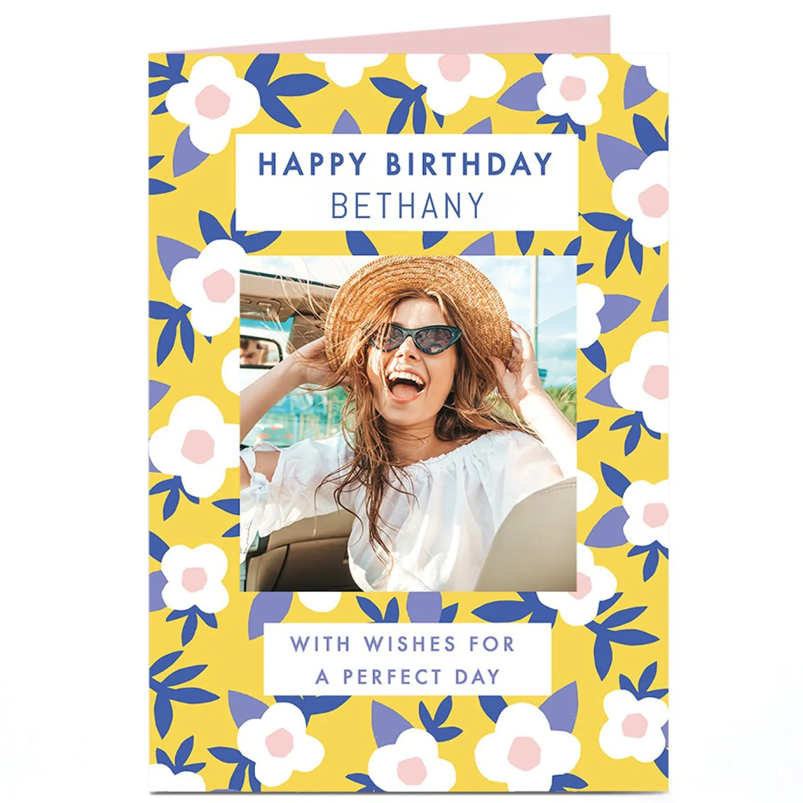 Online Photo Birthday Card - Wishes For A Perfect Day Photo|Birthday