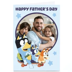 Photo Bluey Father's Day Card - Family Dogs Father's Day|Photo