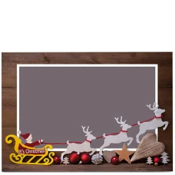 Best Photo Business Christmas Card - Santa's Sleigh Christmas|Photo