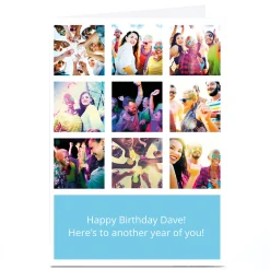 Card Factory Photo Card - 9 Photos & Message