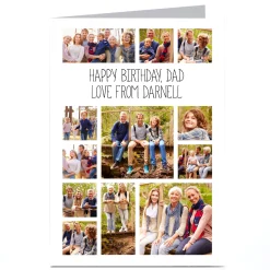 Online Photo Card - 12 Photos, Any Message For Dad|Any Occasion