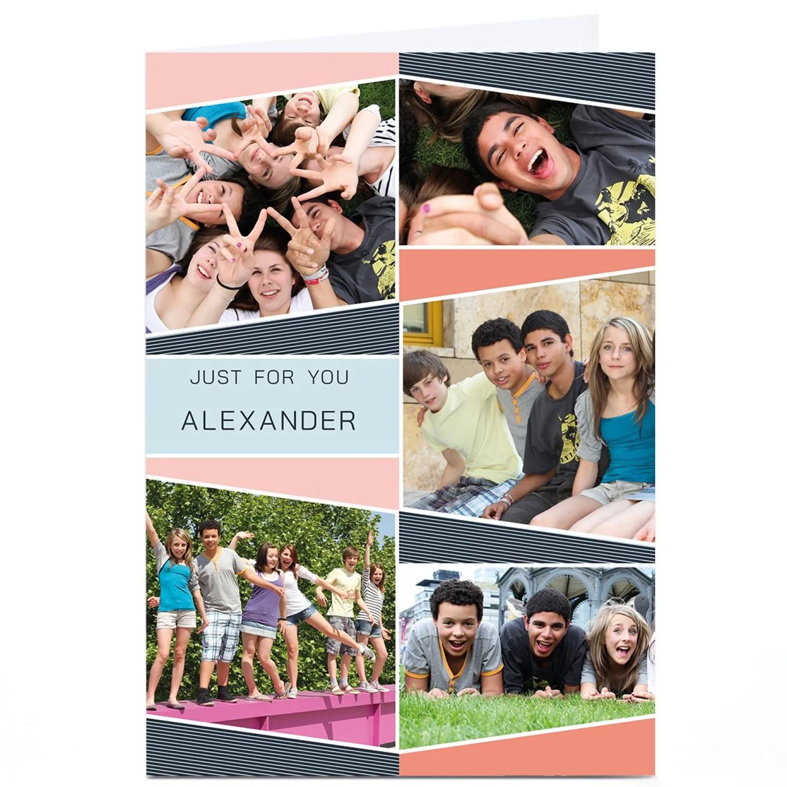 Photo Card - 5 Photos Any Message Photo|Birthday