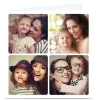 Card Factory Photo Card - 4 Square Photos